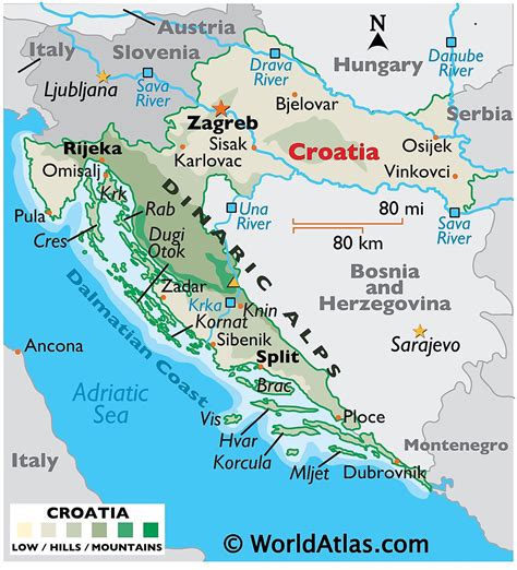 Croatia Maps & Facts - World Atlas