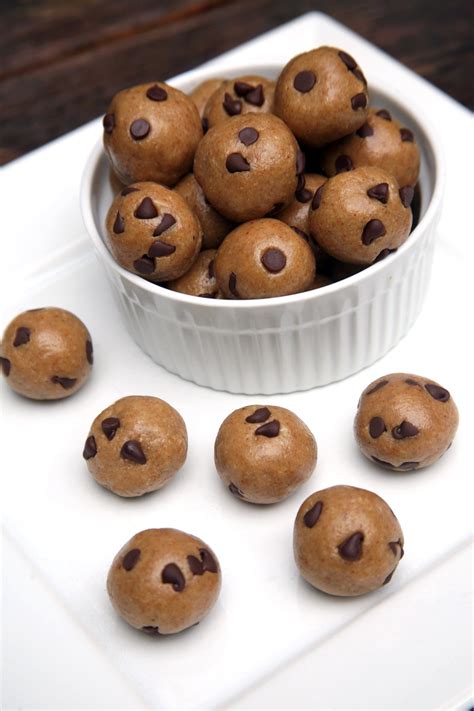 Chocolate Chip Cookie Dough Balls | POPSUGAR Fitness