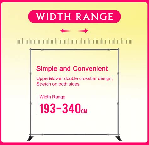 Double-Crossbar Backdrop Background Stand Frame Support System For Pho - Everythin345archies