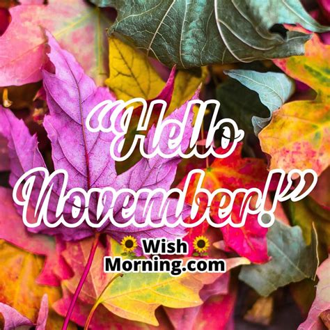 November Month Wishes And Quotes - Wish Morning