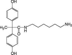 Chemical structure of BPA amine derivative. | Download Scientific Diagram