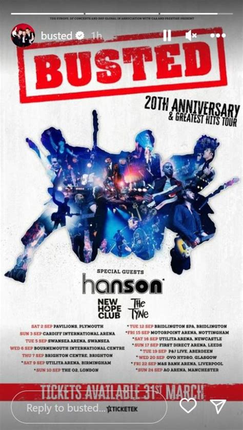 Busted add new dates to their 2023 UK reunion tour as tickets go on sale