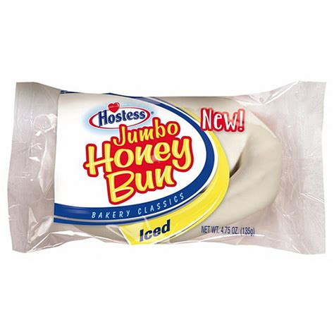 Hostess Iced Jumbo Honey Bun's 135g, 2,99