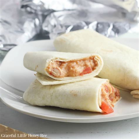 Bean and Cheese Freezer Burritos - Graceful Little Honey Bee