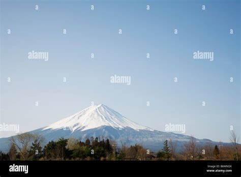 Mt. Fuji Seen From Kawaguchi Lake Stock Photo - Alamy