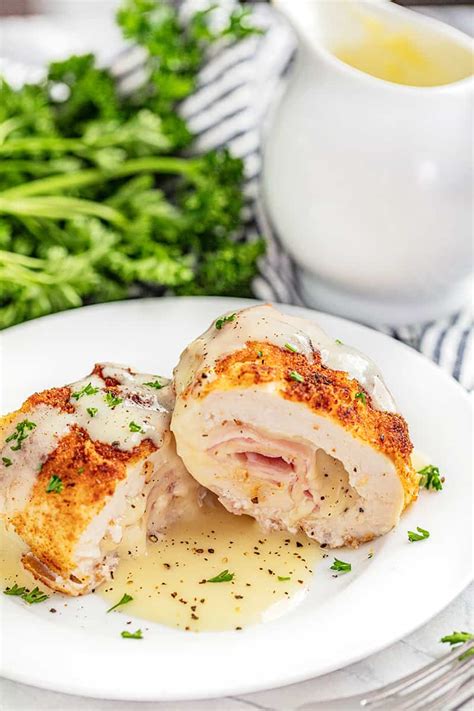 Classic Chicken Cordon Bleu (Baked or Fried) - The Stay At Home Chef