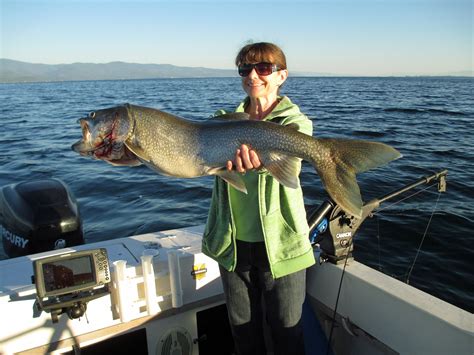 Flathead Lake Montana Fishing - Unique Fish Photo