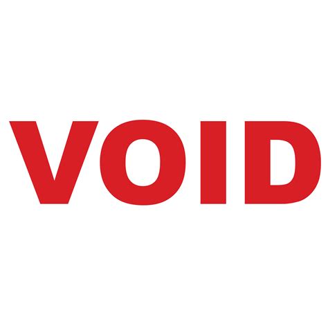 VOID Stamp