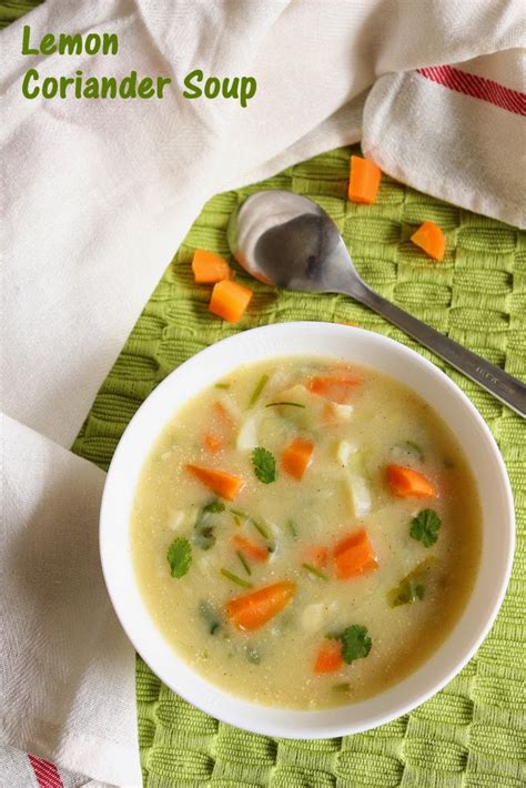 Recipe of Lemon Coriander Soup | How to Make Lemon Corainder Soup ...