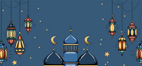 Ramadan Lantern Night Building Background | PSD Free Download - Pikbest