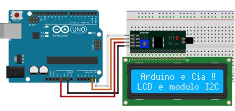 Circuito Arduino Uno Lcd 16x2 I2c Lcd Arduino Projetos Arduino Arduino ...