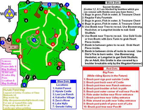 Zelda Oot Map