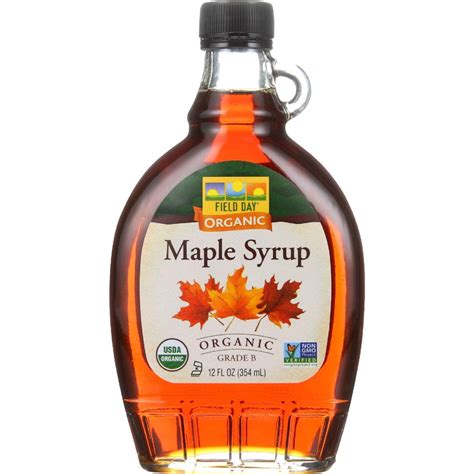 Field Day Maple Syrup - Organic - Grade B - 12 Oz - Case Of 12 ...