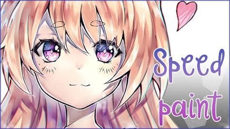 [SPEEDPAINT] SAI anime girl - YouTube