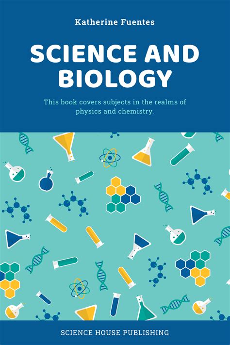 Katherine Science and Biology Book Cover Design Template | Book cover design template, Book ...