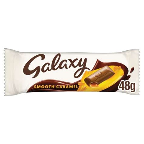 Galaxy Caramel Chocolate Bar 48g (pack of 24) - British Chocolate Factory