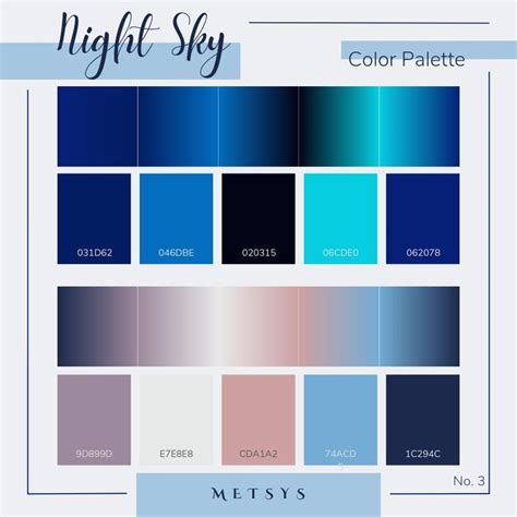 Night Sky Color Palette | No. 3