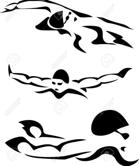 1088x1300 Vector (With images) | Swimmer, Swimming tattoo, Silhouette ...