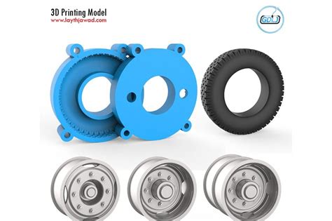 Tire Mold With Standard Wheels 3D Printing Model | 3d printing, Tire, Wheel