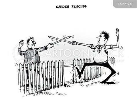 Garden Fencing Cartoons and Comics - funny pictures from CartoonStock