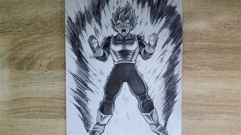 Majin Vegeta Drawing Full Body