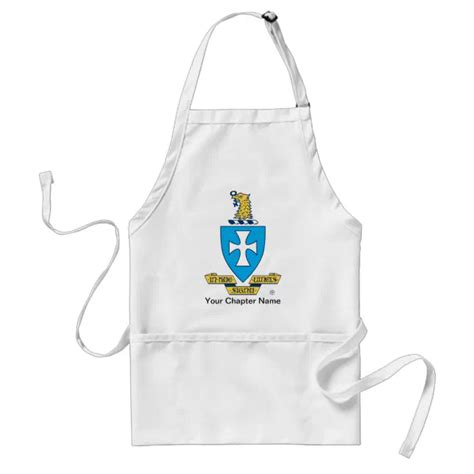 Sigma Chi Crest Logo Adult Apron | Zazzle