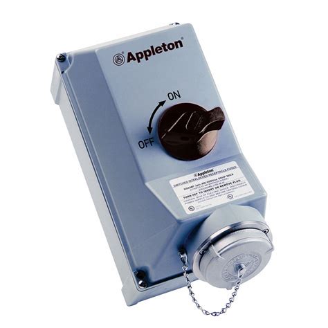 APPLETON ELECTRIC Mechanical Interlock Device, Nonmetallic Enclosure ...