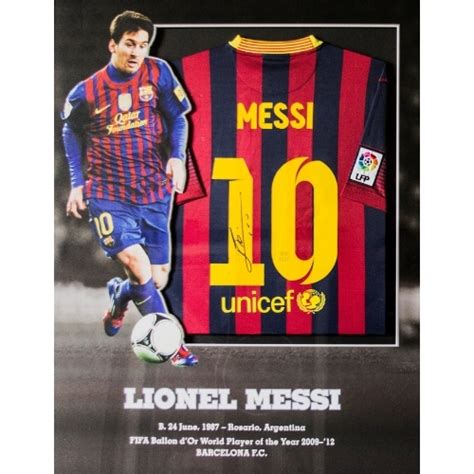 LIONEL MESSI Hand Signed Jersey (On Request) - Gala Fundraising