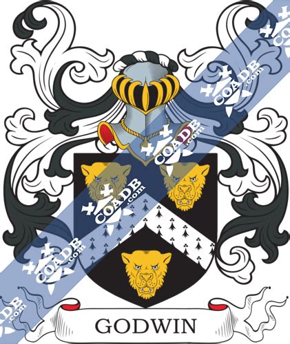 Godwin Family Crest, Coat of Arms and Name History