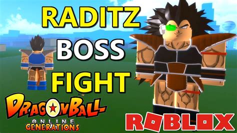 Dragon Ball Online Generations Roblox Raditz Boss Fight! Saving Gohan! - YouTube