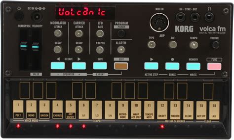 Korg Volca FM Synthesizer with Sequencer Synthesizer Fiyatı