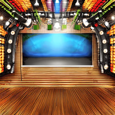 Digital Graphic Music Stage Background · Creative Fabrica