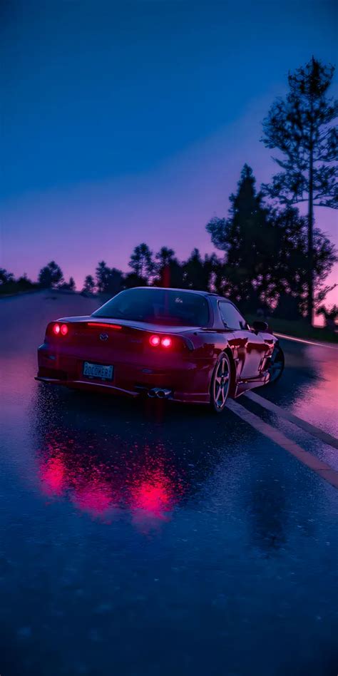 Mazda RX 7, Mazda RX-7, Drift, Rear View, Red (3000x5332) - Desktop & Mobile Wallpaper