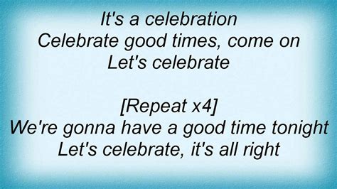 Kylie Minogue - Celebration Lyrics - YouTube