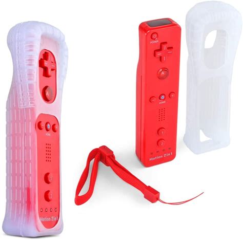 Wireless Remote Wiimote Control Controller + Silicone Case Sleeve Skin ...