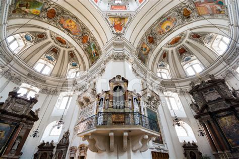 Interior Of Salzburg Cathedral In Austria Stock Photo | Royalty-Free | FreeImages