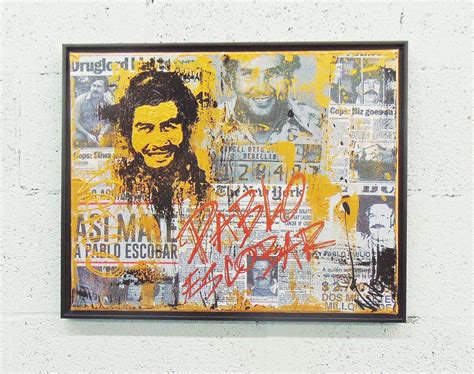 Pablo Escobar Mug Shot// Original Pablo Escobar Painting//acrylic ...