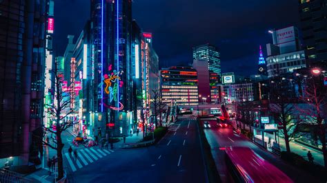 Japan Neon City Wallpapers - Top Free Japan Neon City Backgrounds - WallpaperAccess