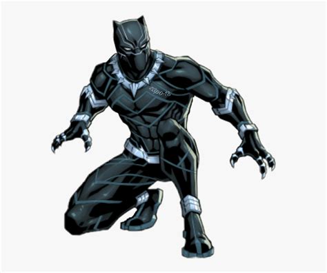 Transparent Marvel Black Panther Png - Black Panther Cartoon Characters , Free Transparent ...