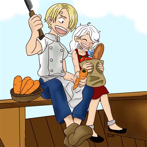 Unny met Sanji as kids by xGrelinx on DeviantArt