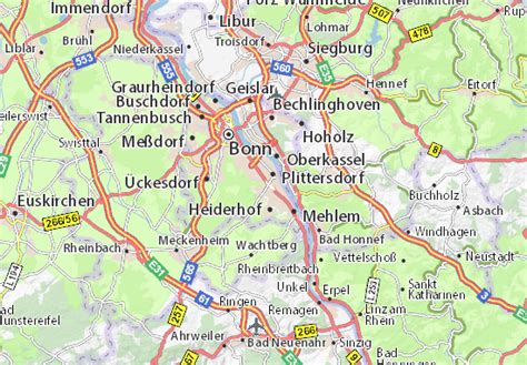 MICHELIN Bad Godesberg map - ViaMichelin