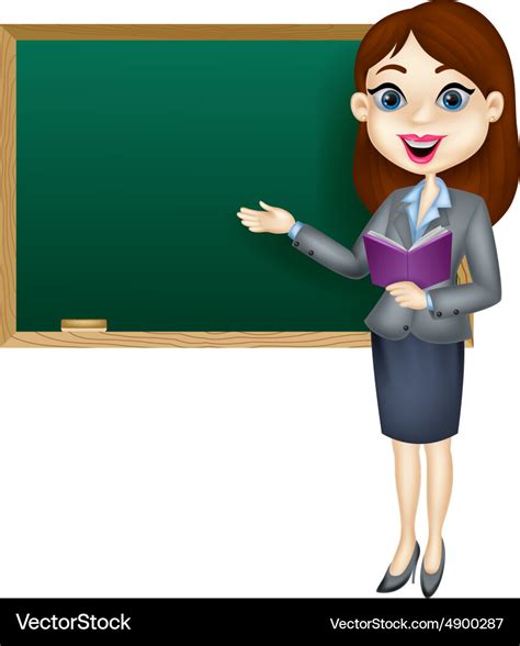 Cartoon Female Teacher