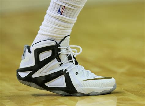 NIKE LEBRON – LeBron James Shoes » LeBron’s Game 3 Shoe Close Ups – LeBron 12 Elite PE & Witness GR