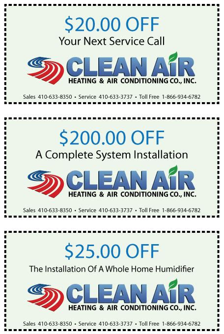 HVAC & Heating & Air Conditioning Coupons in Baltimore, MD