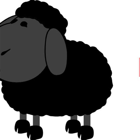 Black Sheep Clipart Dkg Black Sheep Clip Art At Clker - Png Download - Full Size Clipart ...