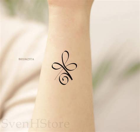 Hatumi Symbol Temporary Tattoo-zibu Angelic Symbols Waterproof - Etsy