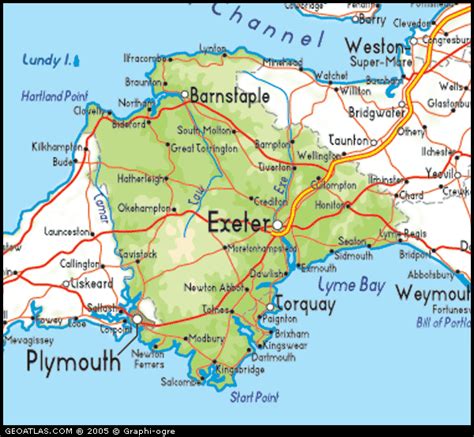 Map of Devon, UK Google Image.Paighton, Devon, England where my 11th gr ...