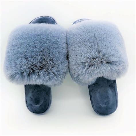 Fuzzy Slippers - Etsy