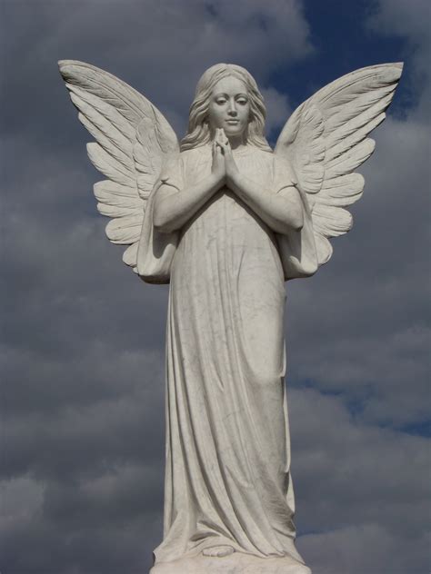 Free photo: Angel statue front - Angel, Church, Religion - Free Download - Jooinn