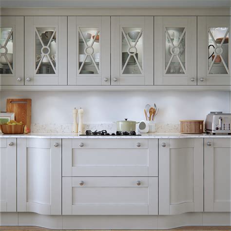 Solid Wood Shaker Light Grey Painted Kitchen Doors - Kitchen Warehouse